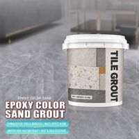 Mortier époxy pour carrelage OEM personnalisé, couleur au choix, haute dureté, anti-moisissure, facile à appliquer, imperméable et résistant à la moisissure