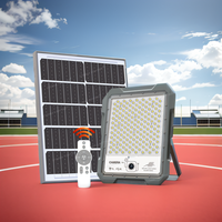 Projecteur LED à énergie solaire, caméra, construction en aluminium, étanche IP67, pour la sécurité extérieure, usage domestique et commercial