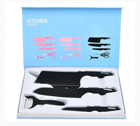 HSK nouveauté haute stabilité excellente qualité couteaux de cuisine professionnels ensemble de couteaux de cuisine en acier inoxydable avec boîte cadeau