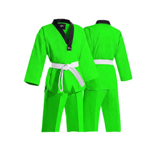 TTM Taekwondo-Uniform für Erwachsene Unisex Grau 100% Baumwolle Atmungsaktiv Regular Fit Einteiliger Kampfsport-Anzug - Product Image 4