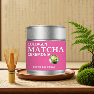 自有品牌抹茶粉配胶原蛋白抹茶绿茶粉定制30g/罐抹茶胶原粉 - Product Image 2