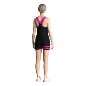 Mode musculation une pièce à manches longues <span class=keywords><strong>combinaison</strong></span> femmes combishort femmes ensembles body <span class=keywords><strong>Latex</strong></span> Catsuit pour les femmes - Product Image 6