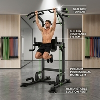 Appareils de fitness professionnels pour la maison : Barre de traction murale pour porte, Station d'entraînement avec corde pour exercices