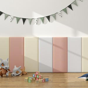 Panneau mural 3D auto-adhésif imperméable et épais pour chambre d'enfant, protection anti-choc pour tête <span class=keywords><strong>de</strong></span> <span class=keywords><strong>lit</strong></span> et contour <span class=keywords><strong>de</strong></span> <span class=keywords><strong>lit</strong></span> - Product Image 1