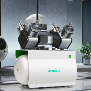 静音オイルフリーエアコンプレッサー（歯科用チェア6台用）380V歯科用オイルフリーエアコンプレッサー（ポータブル、歯科ユニット用）3年保証 - Product Image 3