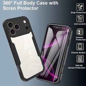 <span class=keywords><strong>Coque</strong></span> de protection intégrale 360° <span class=keywords><strong>avant</strong></span> et arrière pour <span class=keywords><strong>iPhone</strong></span> 17 <span class=keywords><strong>Pro</strong></span> <span class=keywords><strong>Max</strong></span> 16 15 Plus - Product Image 5