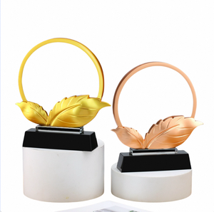 Cutting-Edge <strong>Technologies</strong> Sleek Leaf Trophy Entertainment Achievements Glamorous Leaf Trophy