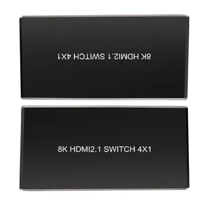 HDMI 2.1 4X1 Switch 8K @ 60HZ 4K @ 120HZ 8 bit VRR dO-LBY vision atmos SPDIF output Audio optik