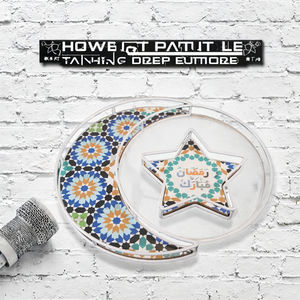 <b>Ramadan</b> Moon Stars Dessert Plates Trays Gift Sets EID Mubarak <b>Decorations</b>-Various Sizes - Product Image 3