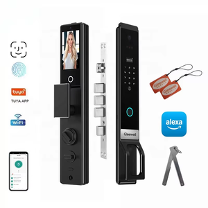 Serratura Intelligente Tuya WiFi con Riconoscimento RFID, Impronta Digitale e Vene Palmari, Videocitofono Compatibile con Alexa - Product Image 1