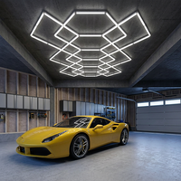 Lumière de détails en forme de losange de style géométrique créatif, haute fidélité des couleurs (CRI 6500K), prix usine, pour salon automobile