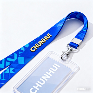 Dễ thương phim hoạt hình chất lượng cao polyester dây móc chìa khóa dây đeo cổ với dây đeo điện thoại di động và người giữ huy hiệu - Product Image 1