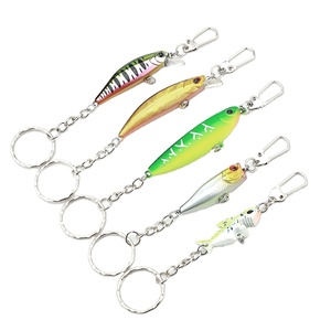 5 Juegos de llaveros creativos de señuelos Stingray, accesorios de cebo duro, colgantes para Lake Bass Targets, regalos ABS para actividades - Product Image 1