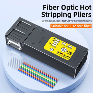 Pince à dénuder thermique U9 pour fibres optiques, dénudeur de câbles optiques chauffé, dénudeur de ruban de <span class=keywords><strong>fibre</strong></span> optique, dénudeur thermique pour 12 fibres - Product Image 1