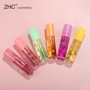 CC36203 Fruit Flavor Lip Gloss Long Lasting Hydrating Lip Oil Private Label Base Kids Nude OEM Clear Lipgloss Vendor