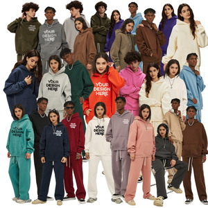 Coloveark DQ 350G Custom felpe con cappuccio da uomo stampa Logo cotone oversize Unisex <span class=keywords><strong>Pullover</strong></span> felpa con cappuccio da uomo - Product Image 1
