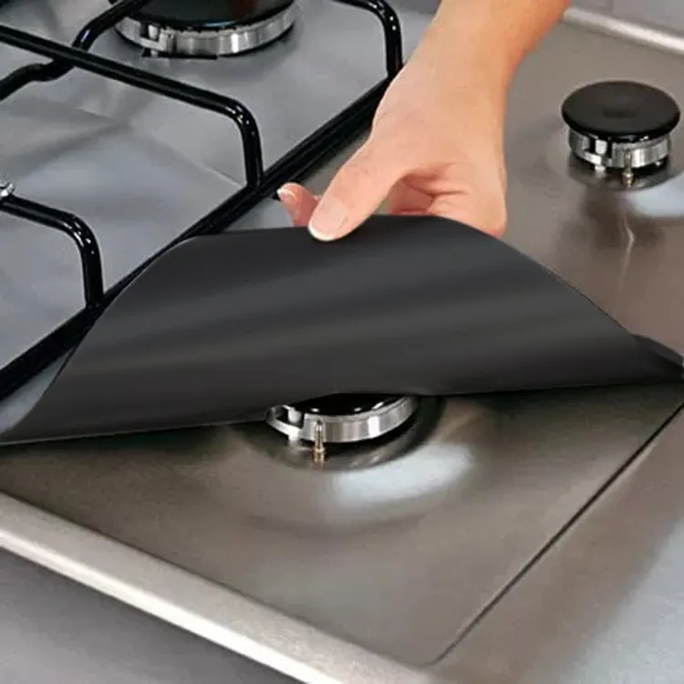 ที่คลุมเตาแก๊สกันความร้อนใช้ซ้ำได้ง่าย,ที่ครอบป้องกันเตาแก๊สช่วยให้เตาของคุณสะอาดในห้องครัว