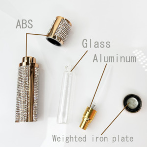 Cổ Phiếu không có sẵn moq5000 tùy chỉnh sang trọng da Mist Spray chai 10ml chai nước hoa 10ml với Shinny Sticker - Product Image 3