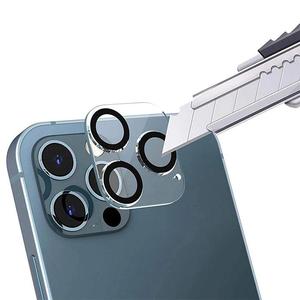 Honatop-Protector de lente de cámara 3D, película de vidrio templado transparente para <span class=keywords><strong>iphone</strong></span> 13 pro max 14 Pro max con paquete - Product Image 6