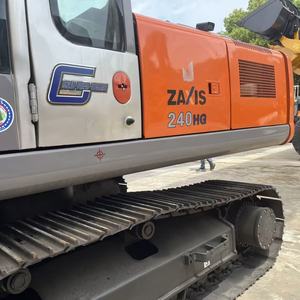 Excavadora de cadenas Hitachi ZX240G usada, 25 toneladas, hidráulica Kawasaki, motor Hitachi, equipo pesado para construcción y movimiento de tierras - Product Image 6