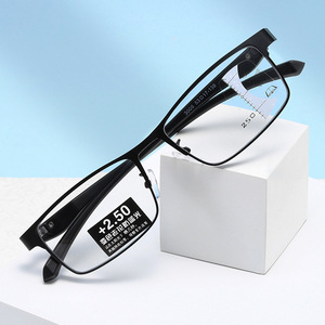 نظارات قراءة معدنية ذكية متعددة البؤر للرجال - Product Image 4