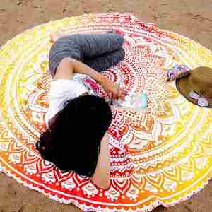 Toalla de Playa de Tela Absorbente sin Olor con Estampado Fotográfico, Ideal para Tumbonas, Natación, Yoga y Picnic - Product Image 4