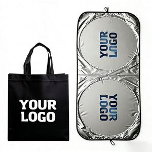 Wholesale Custom Logo Fold Front <b>Car</b> Windshield Sunshade for <b>Car</b> Dealer Promo Business Gift <b>Car</b> Window <b>Sun</b> Protection <b>Sun</b> Visor - Product Image 1