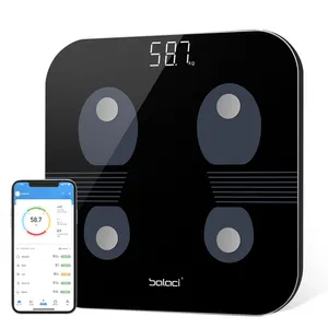 Best Seller Body Fat Analysis Scales Smart Fitness APP Tracker Portable Weight BT Body Fat Scale