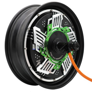 DKYS 12-Inch 30H1500W 24-Pole Logarithmic Brushless <b>Hub</b> Motor Motorcycle 1500W Waterproof Magnet DK12'30H1500W Red - Product Image 3