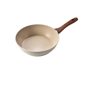 Maifan Stone Non-Stick Fry <b>Pan</b> 30Cm Flat Bottom <b>Induction</b> Compatible Household Cooking <b>Pan</b> - Product Image 5