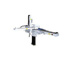 Bras robotique de cueillette de sprue avec pince pour machine horizontale de moulage par injection bras robotique