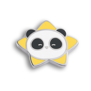 Irregular Customized Unique Design Panda Metal Souvenir Gift <b>Badge</b> - Product Image 6