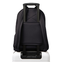 Sac à dos scolaire pour filles en néoprène imperméable personnalisé par le fabricant, sac à dos de loisirs noir pour femmes, sac à dos de voyage tendance