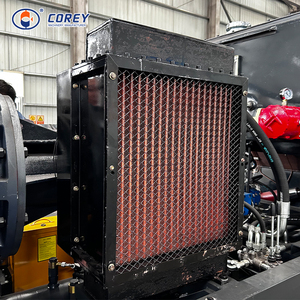 Pompe à béton sur remorque de marque chinoise Corey HBT50, moteur diesel/électrique, productivité 20-25 m/h, garantie 2 ans, prix raisonnable - Product Image 3