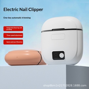 Coupe-ongles et lime électrique en acier inoxydable, outil de manucure multifonctionnel <span class=keywords><strong>anti</strong></span>-pincement pour enfants et adultes, ciseaux à ongles - Product Image 2