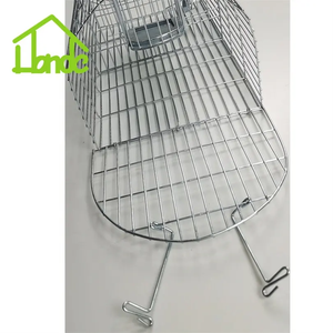 Trampa reutilizable para roedores, trampa <span class=keywords><strong>de</strong></span> metal galvanizado para atrapar y liberar <span class=keywords><strong>ratones</strong></span>, trampa para conejos, mapaches - Product Image 4