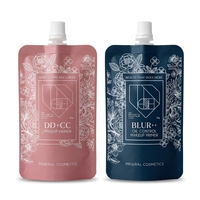 Pochettes souples personnalisées de haute qualité en nylon liquide, résistantes à l'humidité, pour huiles essentielles, jus, avec bec verseur supérieur