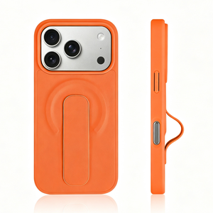 เคสโทรศัพท์มือถือหนัง PU แบบแม่เหล็กสำหรับ iPhone 17 16 15 14 13 Pro Max พร้อมสายคล้องและขาตั้งแบบดึงออกได้ ป้องกันการกระแทก - Product Image 1