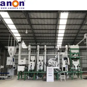 ANON 30-40 TPD Agricultural machinery Paddy rice processing equipment price milling complete rice milling machine parts
