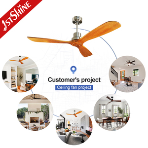 1stshine ventilateur de plafond sans lumière moteur DC réversible 6 vitesses télécommande 3 pales ventilateur de plafond intelligent - Product Image 5