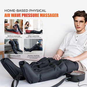 Chuyên nghiệp vận động viên không khí thư giãn chân & chân khởi động tuần tự nén đầy đủ chân phục hồi hệ thống massage trị liệu cánh tay ứng dụng - Product Image 2