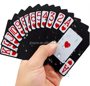 Juego de cartas de póker de plástico PVC personalizado, juego de cartas de póker con imán de cartón, caja de Color - Product Image 4