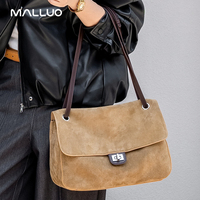 Tas Selempang Kulit Sapi Asli Model Terbaru, Trendy, Berlapis, Kapasitas Besar, Tas Selempang Ketiak Kulit Asli