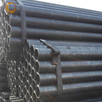Tubería de Acero al Carbono Soldada ASTM A106 Grado B, Espesor de Pared Estándar Sch40, Hierro Negro Anticorrosión para Apartamentos y Parques