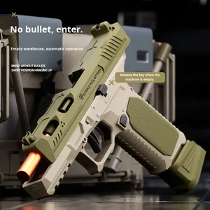 Súng đồ chơi 2011 bằng nhựa, cơ khí, bắn liên tiếp, vỏ đạn trống, đạn mềm, đẩy vỏ đạn ra, kiểu 2011 - Product Image 5