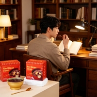 Porridge de haricots rouges sain et compatible micro-ondes avec du Chenpi de Xinhui vieilli et des graines de lotus blanches