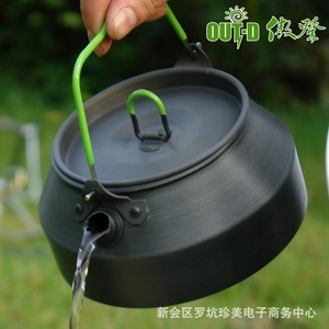 Aluminum Alloy <b>Kettle</b> 800ml Portable Ultralight <b>Camping</b> Stove Outdoor Travel Teapot C801 - Product Image 5