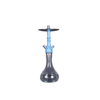 Meilleure vente Bouteille d'eau portable en verre Shisha Hookah de haute qualité OEM ODM Logo personnalisé Style moderne Miroir Technique coloré