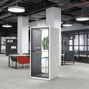 Cabine individuelle en aluminium pour la réduction du bruit (30 dB), design européen, pour les réunions de bureau, les bureaux à domicile, les appartements, les salons, les hôtels - Product Image 4