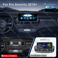 Produit phare : Cadre d'installation de tableau de bord pour autoradio stéréo 12,3 pouces pour KIA SORENTO 2015, cache d'autoradio Android, navigation, conduite à gauche